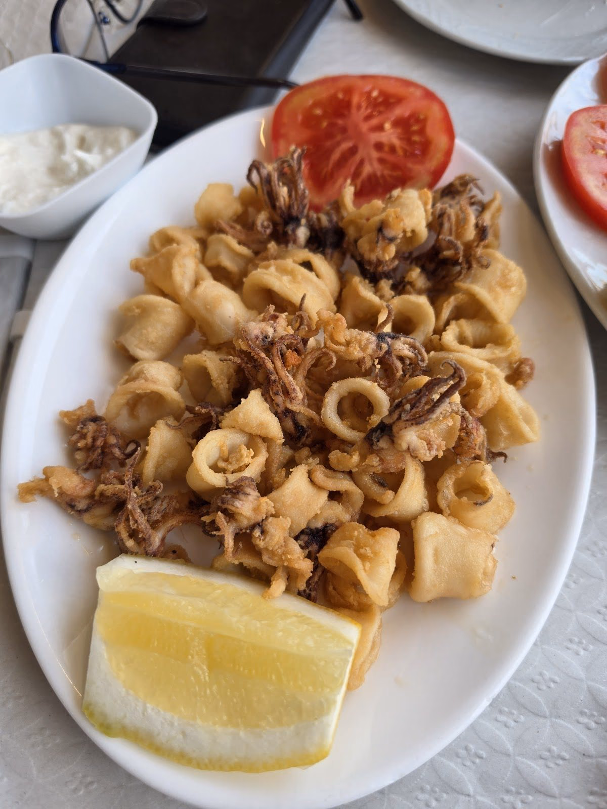 Calamares fritos de Los Granaínos de Miguel