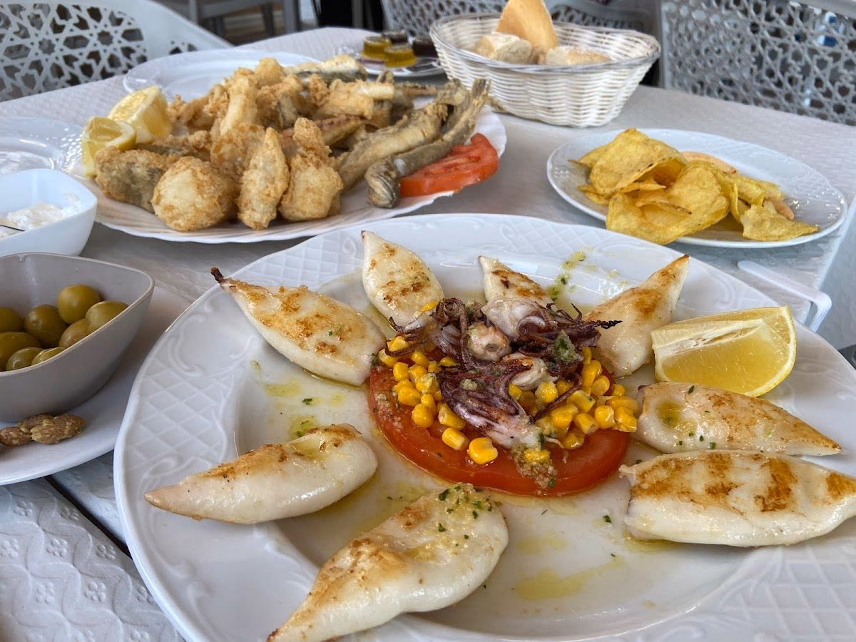 Plato de marisco de Los Granaínos de Miguel
